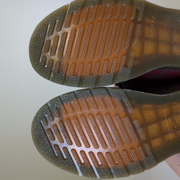 Dr. Martens 1460 SMOOTH LEATHER LACE UP BOOTS - Cherry Red Smooth - Size 6 - Picture 9 of 11